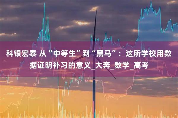 科银宏泰 从“中等生”到“黑马”：这所学校用数据证明补习的意义_大奔_数学_高考